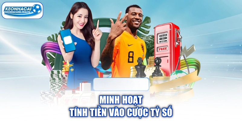 Minh họa tính tiền vào tỷ lệ số